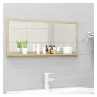 VidaXL Badspiegel Sonoma-Eiche 90x10,5x37 cm Spanplatte