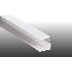 16,5 mm Startprofil, Grau - 6000 mm Montageprofil aus Kunststoff für Heering Fassadenpaneele – ideales Zusatzprofil für homogene Fassadengestaltung