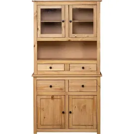 vidaXL Highboard 93 x 180 x 40,5 cm Kiefer / Braun