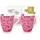 Pip Studio Jolie Flowers Becher 0,35 l Rosa 2 St.