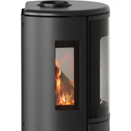 Varde Ovne Varde Nordic 7 Air Stahl Schwarz/Abdeckplatte Glas