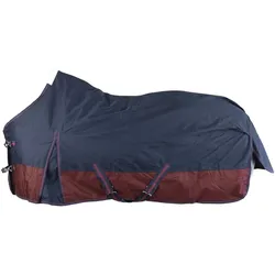 Weidedecke Polarfleece 600D BASICLINE marine/kastanie 115 CM