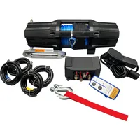 Berger & Schröter | Werkstattkran, Profi-Seilwinde 12 V, 2727 kg, 2,57 kW, Sythetikseil