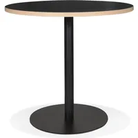 KADIMA DESIGN Runder Bistrotisch, Ø 80 cm, Melamin Holz