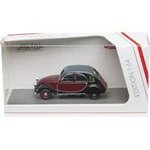 Schuco 452040110 - Citroen 2CV Charlsten Weinrot/Schwarz 1:64