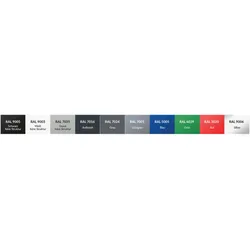 KBS Gastrotechnik KBS Wandkühlregal 1320x720x2000 mm selbstschließende Isolierglas-Schiebetüren