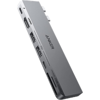 Anker 547 USB-C Hub (7-in-2, für MacBook, in Grau)