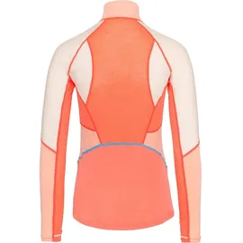 KARI TRAA Alma Half Zip Langarm-baselayer Coral L