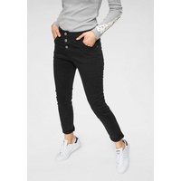 Please Jeans 5-Pocket-Jeans »P78A«, Crinkle Optik, schwarz