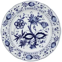 Kahla Speiseteller "Rosella" Zwiebelmuster ¦ blau ¦ Porzellan ¦ Maße (cm): H: 2,5 Ø: 26.0