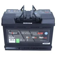 Autobatterie MAXGEAR 12V 70Ah 760A AGM Starterbatterie L:278mm B:175mm H:190mm