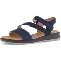 Gabor Riemchensandale Damen Blau 42,5
