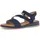 Gabor Riemchensandale Damen Blau 42,5
