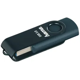 Hama USB-Stick Rotate, USB 3.0, 128GB, 90MB/s, Petrolblau