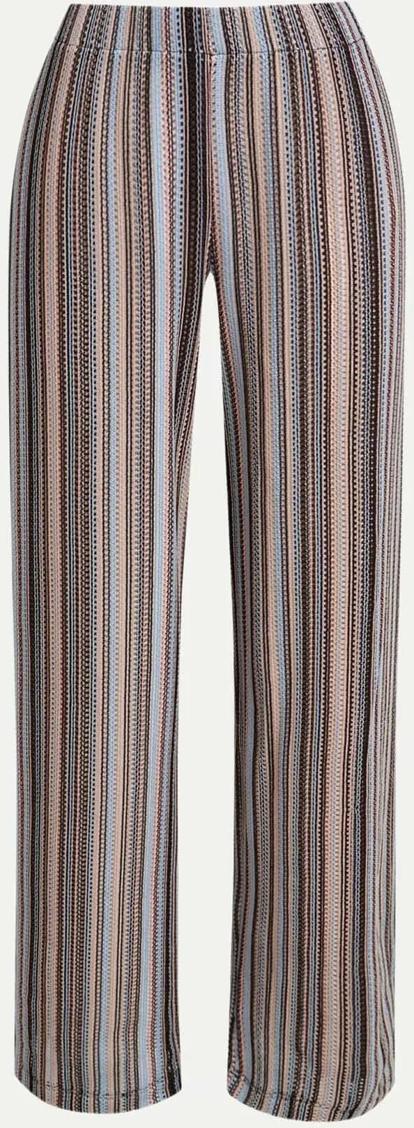 Wide-Leg Stoffhose Mehrfarbig M
