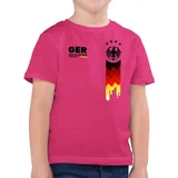 Shirtracer T-Shirt Deutschland Trikot, GER Fanartikel mit Deutschland Flagge (1-tlg) 2026 Fussball WM Fanartikel rosa 164 (14-15J)