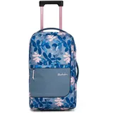 Satch Flow S 2-Rollen Cabin 54 cm / 35 l blau/floral
