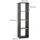 Vicco Raumteiler Ludus 36,8 x 144,9 x 33,8 cm Anthrazit/Goldkraft Eiche