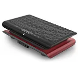 Sportstech Vibrationsplatte sVibe Lite rot, 99 Intensitätsstufen, leise, App-kompatibel, Anti-Rutsch, kompakt, inkl. Power Ropes