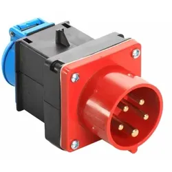 CEE Adapter IP 44 16A3p / Schukosteckdose 230V