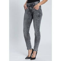 Herrlicher Slim-fit-Jeans »COSY SLIM«, Shaping-Wirkung durch eingearbeiteten Keileinsatz, grau