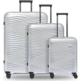 pactastic Collection 02 Koffer-Set 3-tlg. silber/metallic