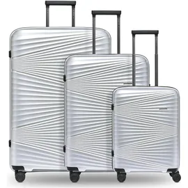 pactastic Collection 02 Koffer-Set 3-tlg. silber/metallic