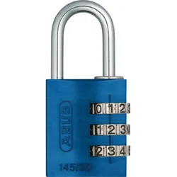 Abus Vorhängeschloss ABUS 14530 blau 4003318466144 ABUS