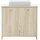 Schildmeyer Waschtisch 2 Türen 83,2 x 89,4 x 45 cm Braun/Weiß