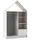CaliCosy Kinderkleiderschrank LÉONIE 45 x 180 x 110 cm Holz lackiert weiß