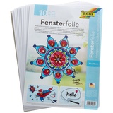 folia Fensterfolie transparent 10 Blatt