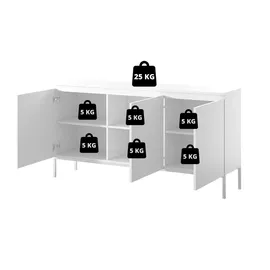 Selsey Sideboard 150 x 77 cm Grün