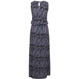 VIVANCE Maxikleid Blau/Rosé Bedruckt 46