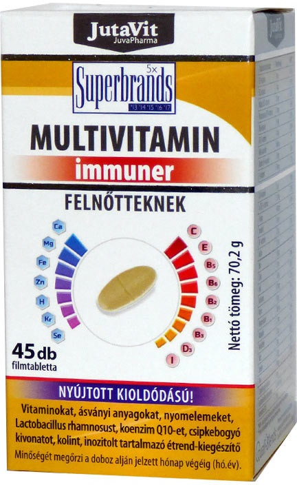 JutaVit Multivitamin Tablette für Erwachsene (45 Tabletten)