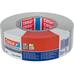 Tesa Gewebekleb. 50m x 48mm strong Prof. silber 04663