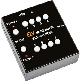 ELV Smart Home Bausatz IR-Sender ELV-SH-IRS8 (Universal Fernbedienung, Infrarot), Fernbedienung