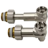 Simplex Hahnblock ET2/50 Exclusiv Eckform für Heizkörper 3/4 Zoll