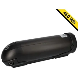 E-Bike Ersatzakku Flaschenakku- 36 V - 12,8 Ah - mit Li-Ionen Technologie m. Lader