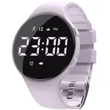 Kinderuhr mit Schrittzähler Kinder Digital Armbanduhr Fitnessuhr ohne App und Handy Digitaluhr Kinder Junge Mädchen Fitnessarmband Fitness Tracker Kinder Uhr Wecker Wasserdicht Kalorien