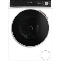 Sharp ES-NFB814CWA-DE Frontlader-Waschmaschine, 8 kg, 1400 U/Min., 15 Programme, Dampf-Zusatzfunktion, Invertermotor, AquaStop, Weiß