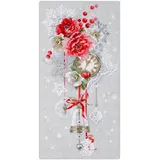 Marussia Magic Needle Zweigart Edition Kreuzstich Stickpackung Kristallzeit, Zählmuster, 18x37cm