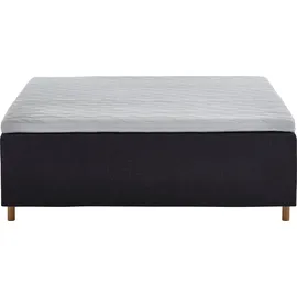 Home Affaire Boxbett HOME AFFAIRE "Thorsby", grau, B:160cm L:200cm, 100% Polypropylen, Komplettbetten, Boxspringbett, Boxbett ohne Kopfteil, frei im Raum stellbar, für Dachschrägen