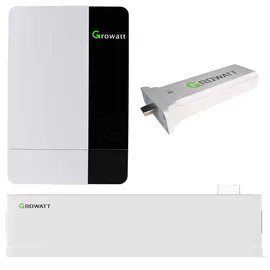Growatt SPF5000 ES 5kW Off-Grid Wechselrichter mit AXE 5.0L Solarspeicher-Set
