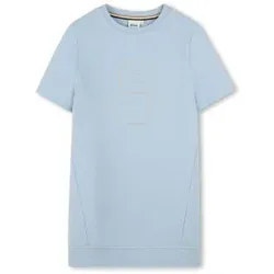 BOSS für Jungen. J52138 Blaues Sweatshirt-Kleid (8años= 126cm), Lässig, Kinderbekleidung