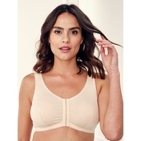 Avena Damen Vorderverschluss-Bustier Softness Weiss 90 C