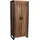 MiaMöbel Madras Dielenschrank 80x180x45 cm Schwarz