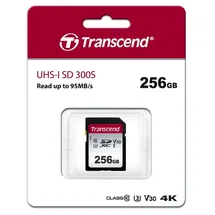 Transcend SDC300S SDXC UHS-I Class 10 U3 V30 256 GB