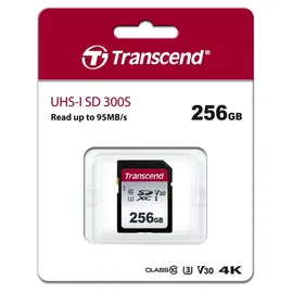 Transcend SDC300S SDXC UHS-I Class 10 U3 V30 256 GB