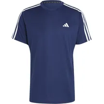 adidas Train Essentials 3-Streifen Training T-Shirt Dark Blue / White 3XL