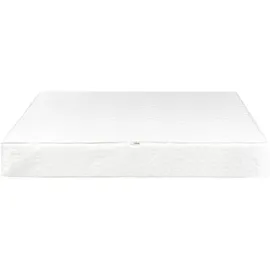 Beliani Wasserbettbezug PURE 140 x 200 cm Weiß